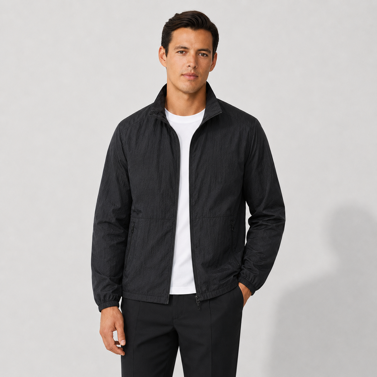 Rickie  - Lightweight Zip Front Windbreaker Jacket