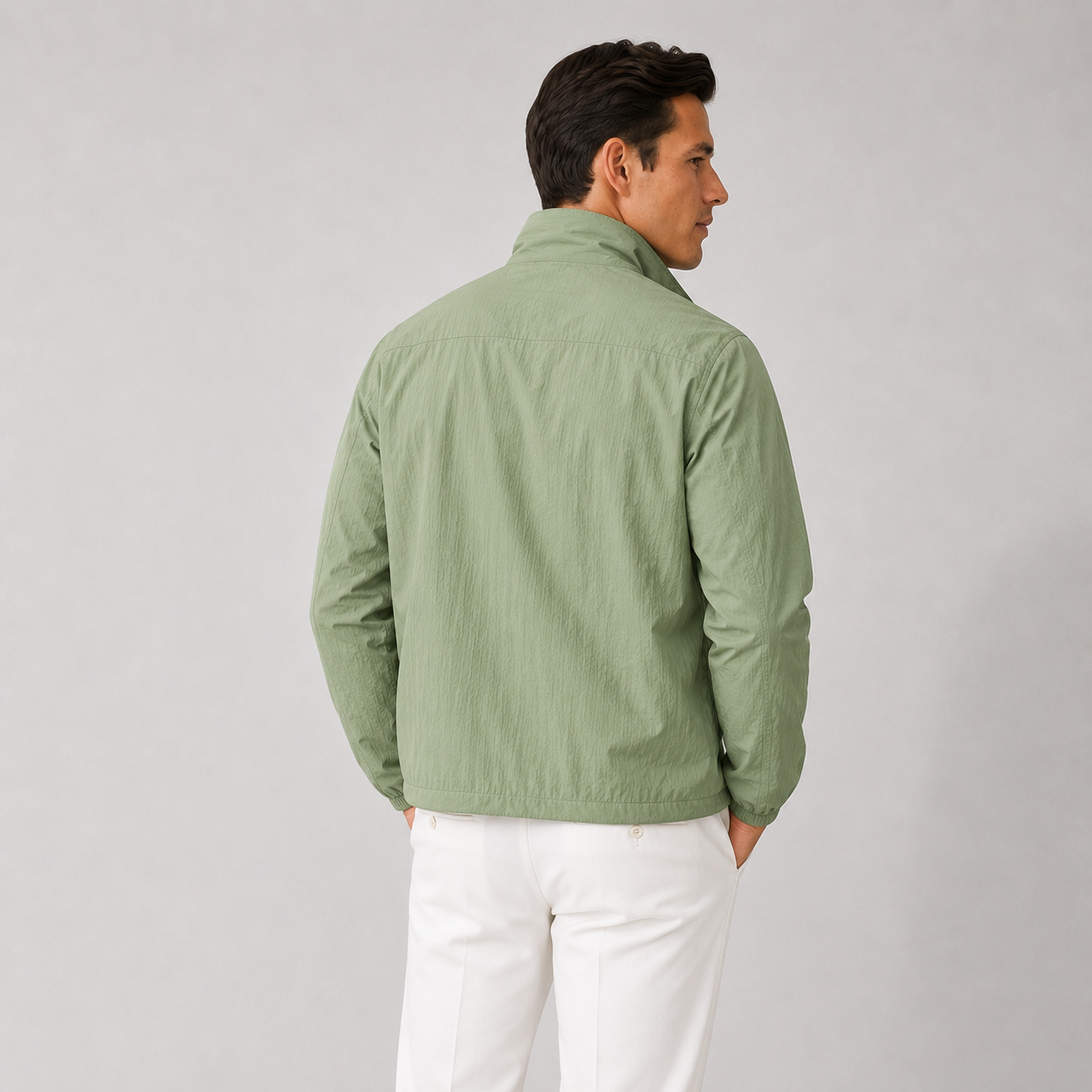Rickie  - Lightweight Zip Front Windbreaker Jacket