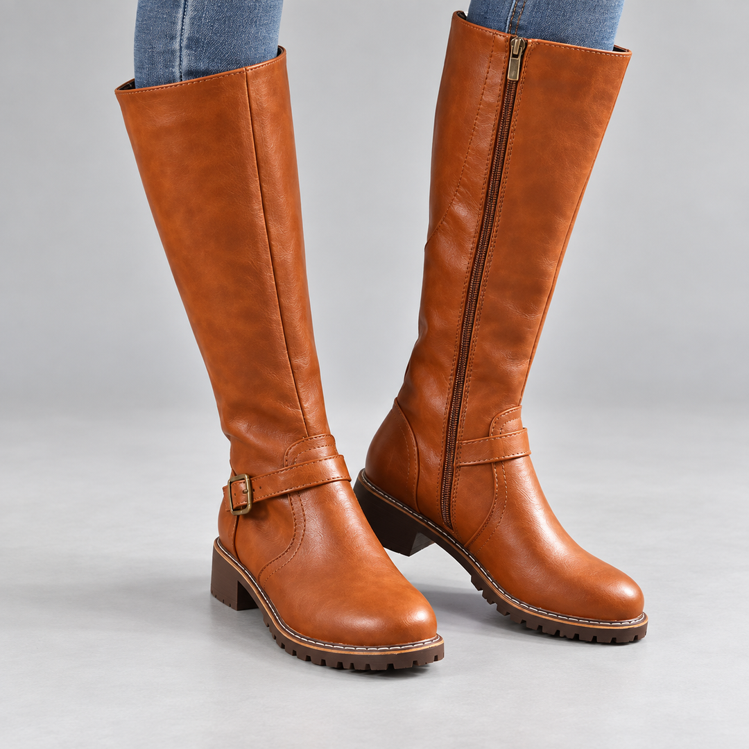 Bernardino | Boots With Tall Shafts and Buckle Straps