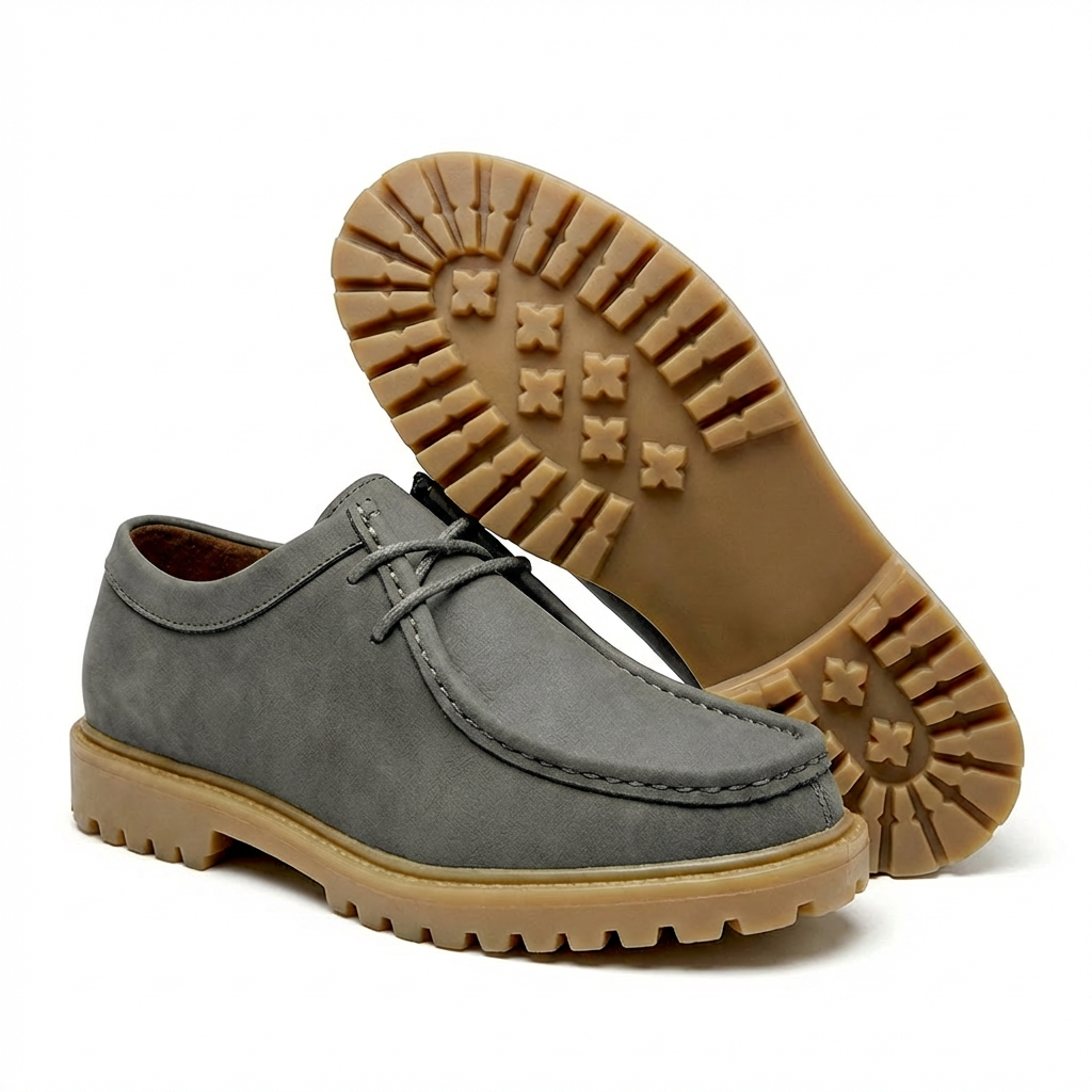 Jasson - Toe Lace Up Casual Shoes