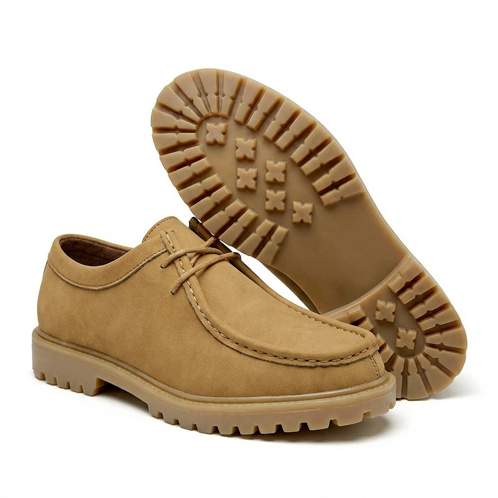 Jasson - Toe Lace Up Casual Shoes