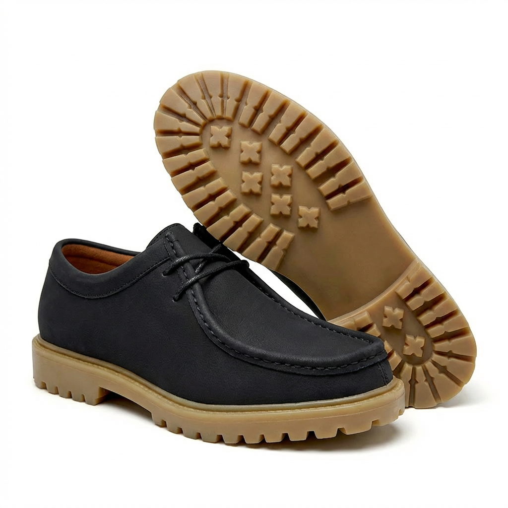 Jasson - Toe Lace Up Casual Shoes