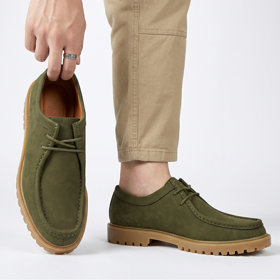 Jasson - Toe Lace Up Casual Shoes