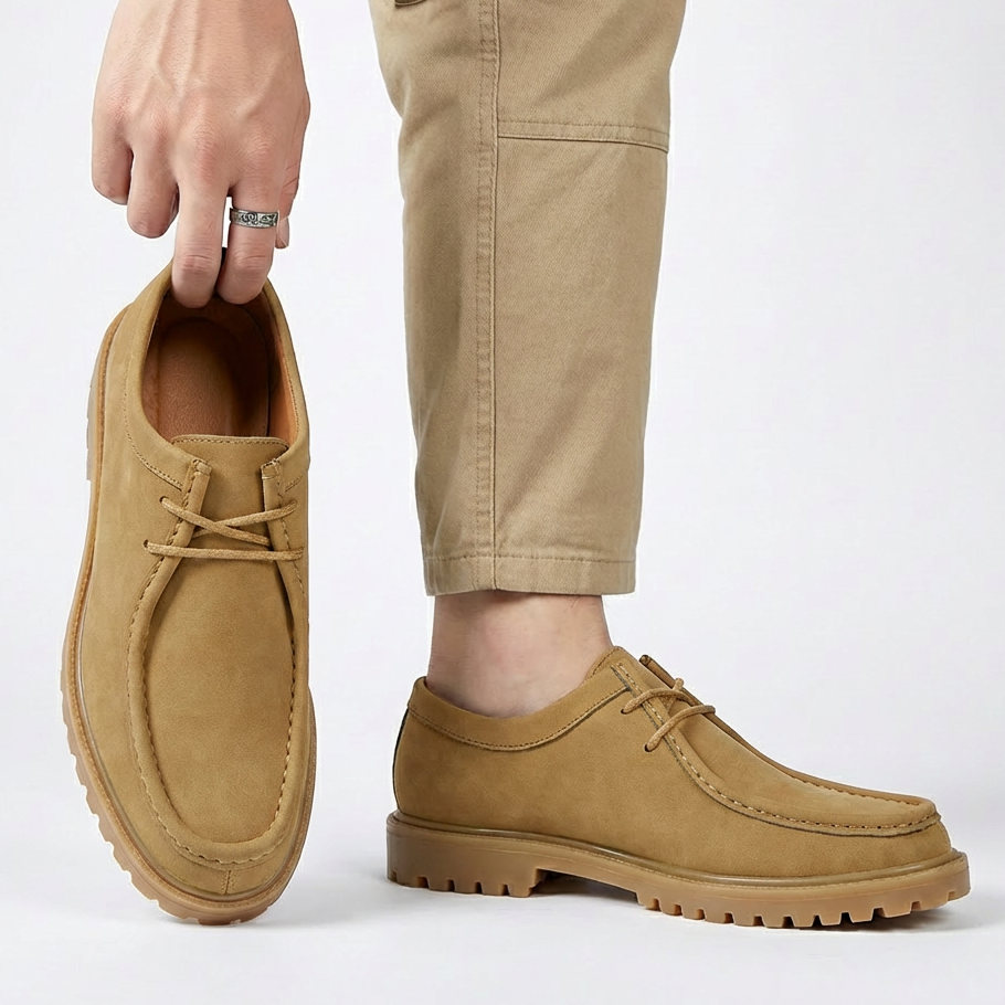 Jasson - Toe Lace Up Casual Shoes