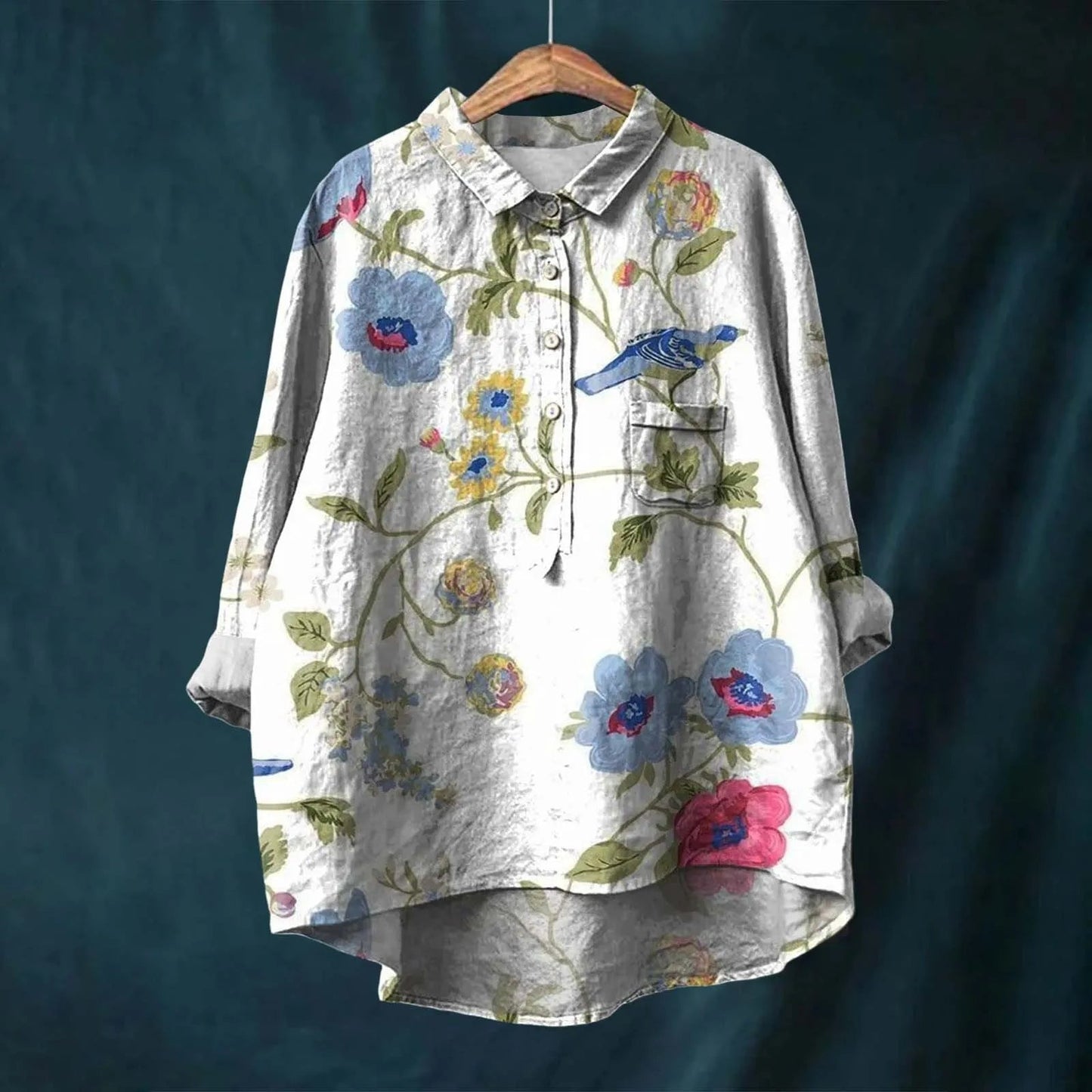 Lucero | Printed Button Front Shirt