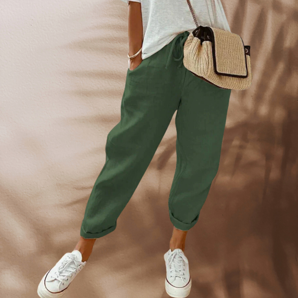 Zabrina | Casual Summer Pants with Drawstring