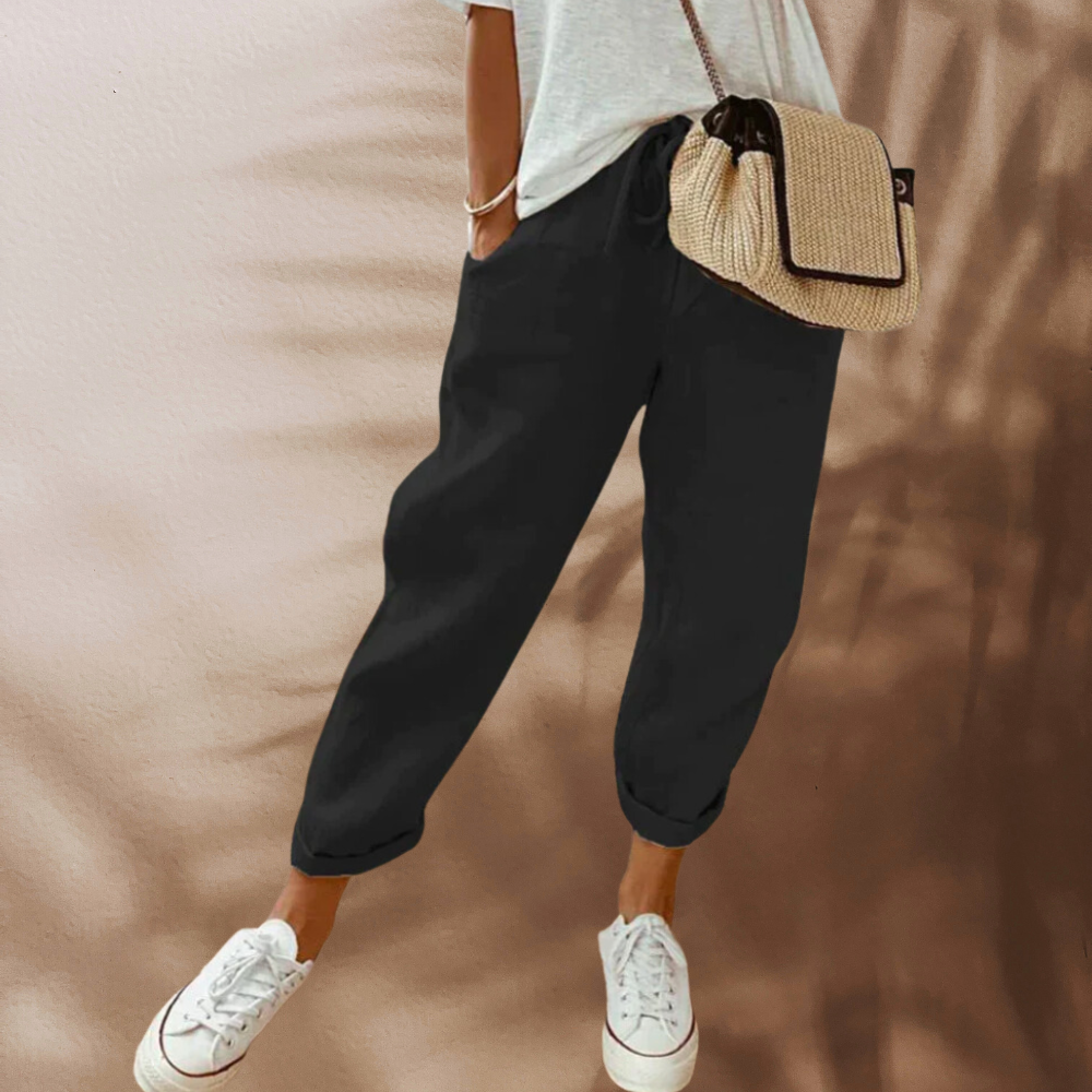 Zabrina | Casual Summer Pants with Drawstring