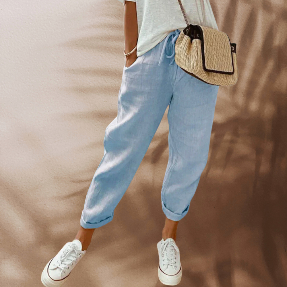 Zabrina | Casual Summer Pants with Drawstring