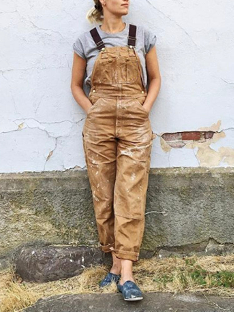 Damaris | Relaxed Bib Overall Jumpsuit