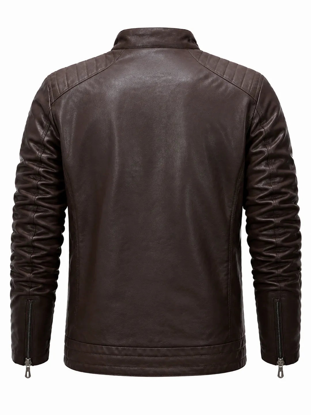 Rajesh | Biker Jacket with Plush-Look Lining and Zippers