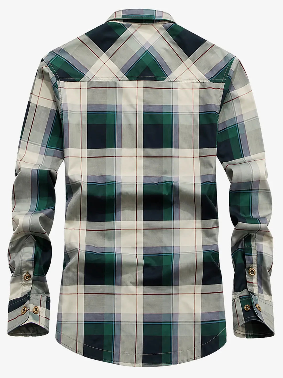 Jayson | Overshirt with Plaid Pattern and Long Sleeves