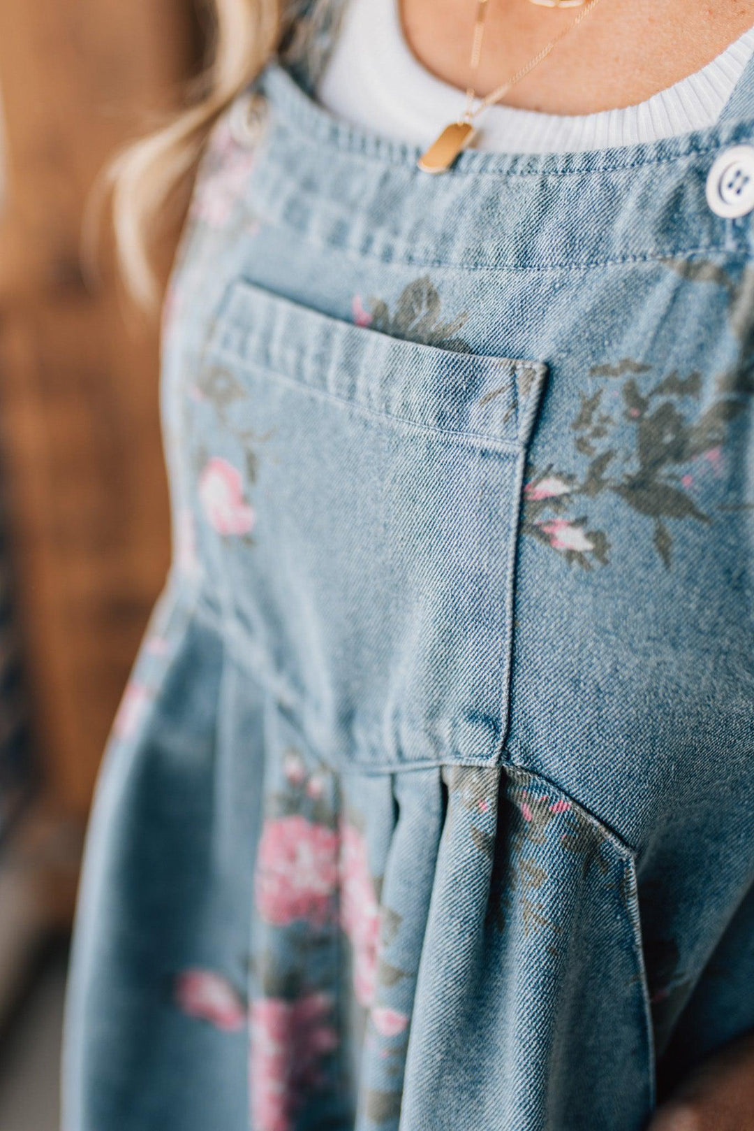 Katien | Floral Print Sleeveless Pinafore Dress