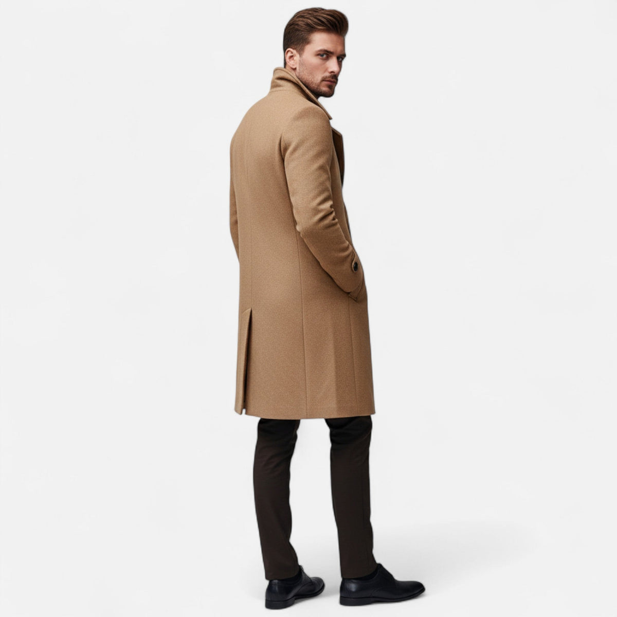Ulrbertmund | Long Double-Breasted Overcoat