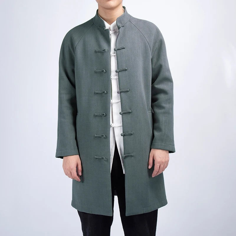 Nahim | Long Stand Collar Windbreaker Jacket