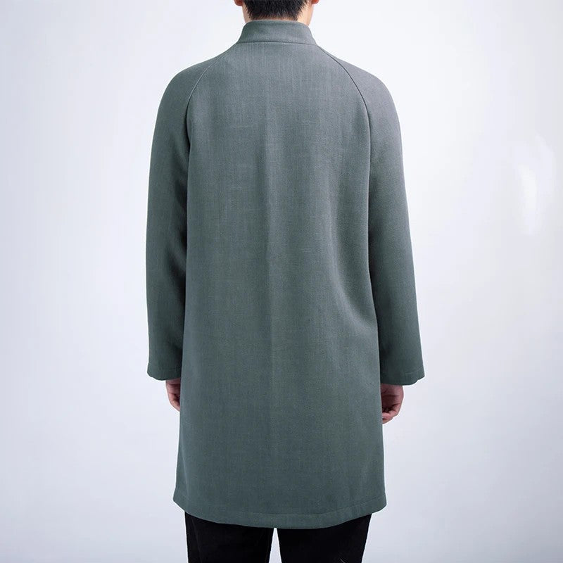 Nahim | Long Stand Collar Windbreaker Jacket