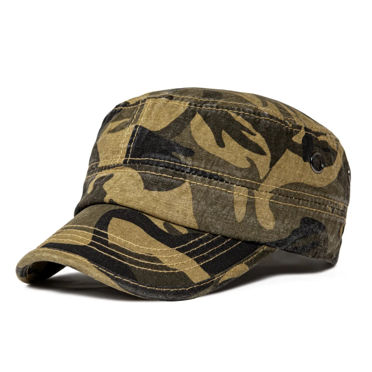 Manenti | Military Cadet Cap Washed Cotton Look