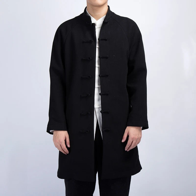 Nahim | Long Stand Collar Windbreaker Jacket
