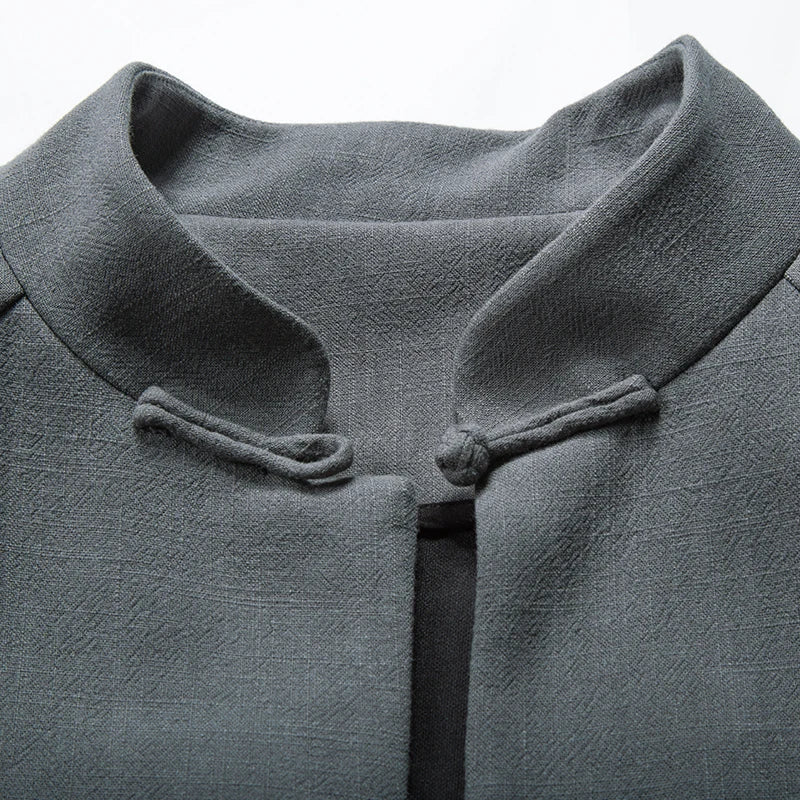 Nahim | Long Stand Collar Windbreaker Jacket