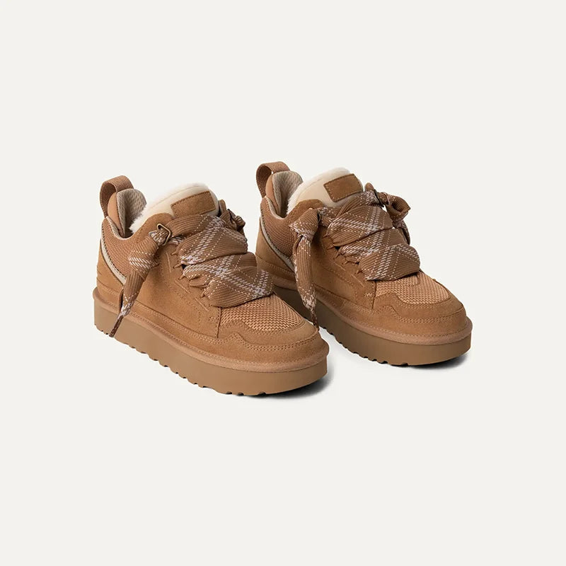 Meliton | Sneakers With Wide Laces and Platform Sole