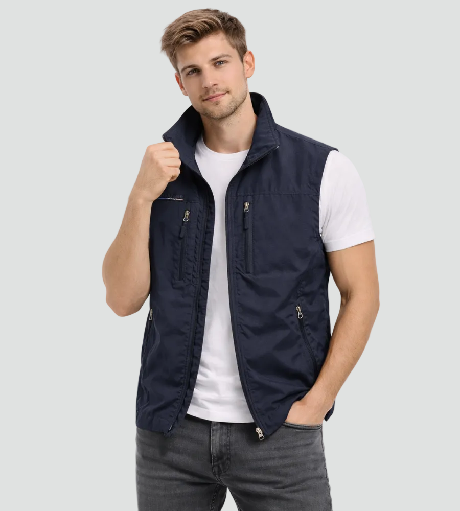 Bernado - Zip Front Utility Vest