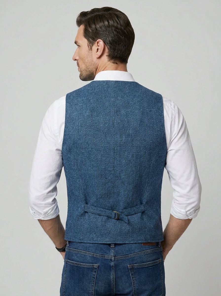 Henrik | V-Neck Button Front Vest