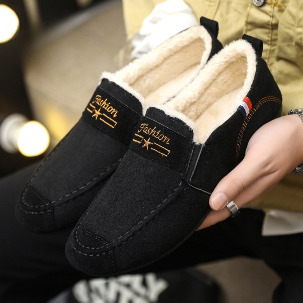 Lyons | Loafers With Plush Lining and Elastic Panels