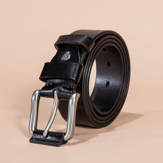 Rudolph - Leather Look Metal Buckle Belt