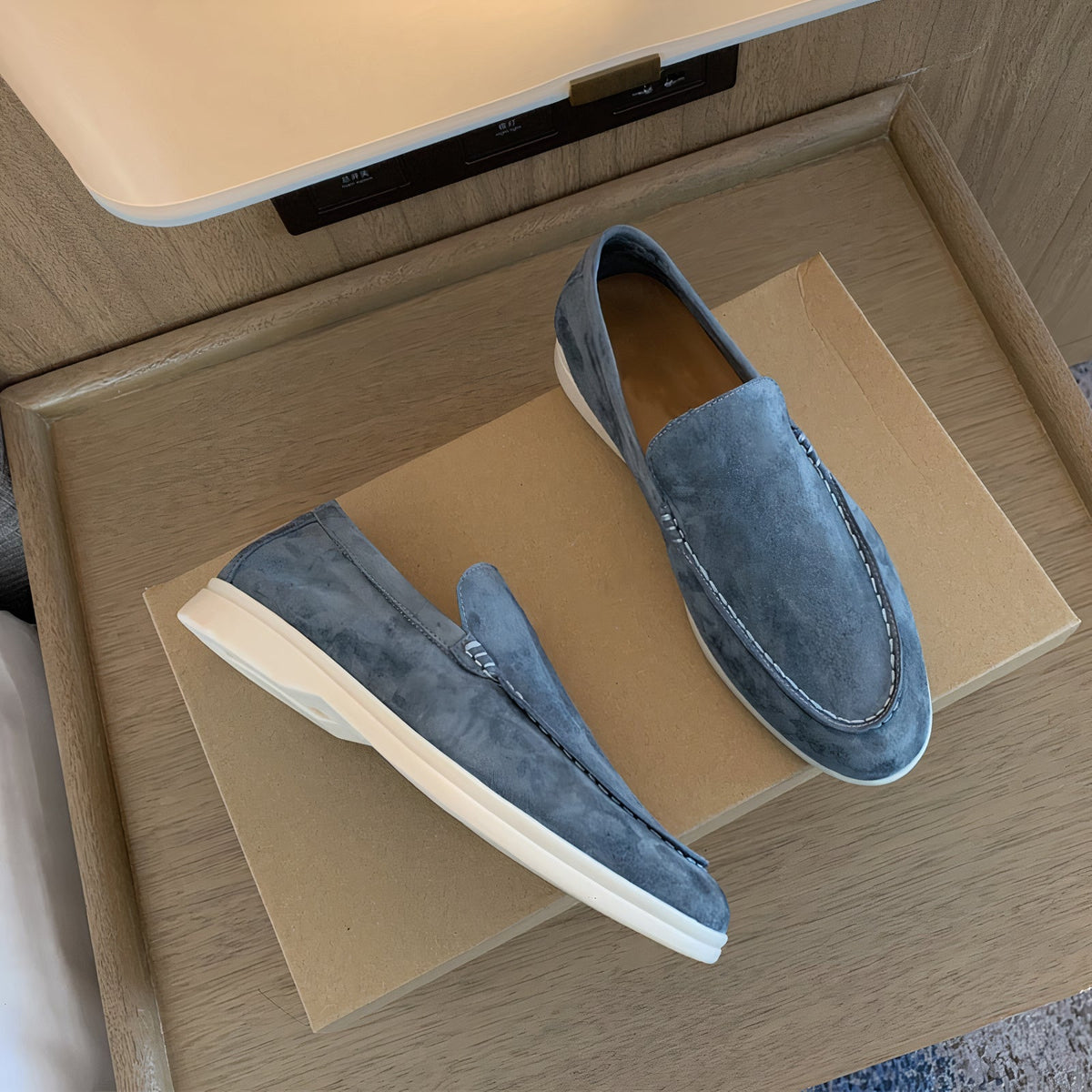 Bastien | Vintage Leather Slip-On Loafers
