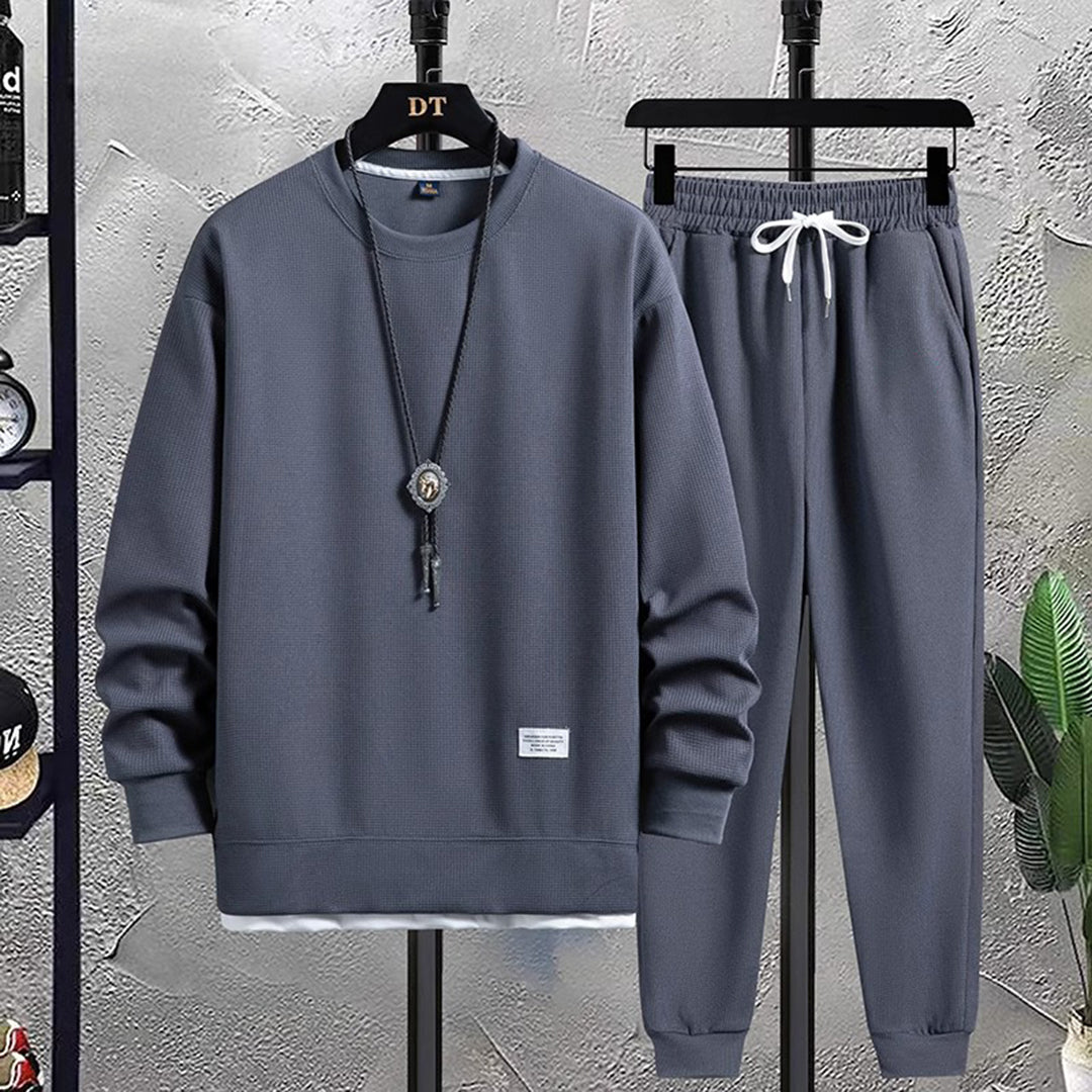 Bowen | Tracksuit With Crewneck Top and Cuffed Joggers