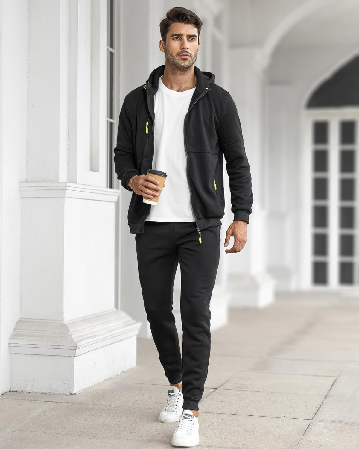 Stathis | Tracksuit With Hooded Jacket and Tapered Joggers