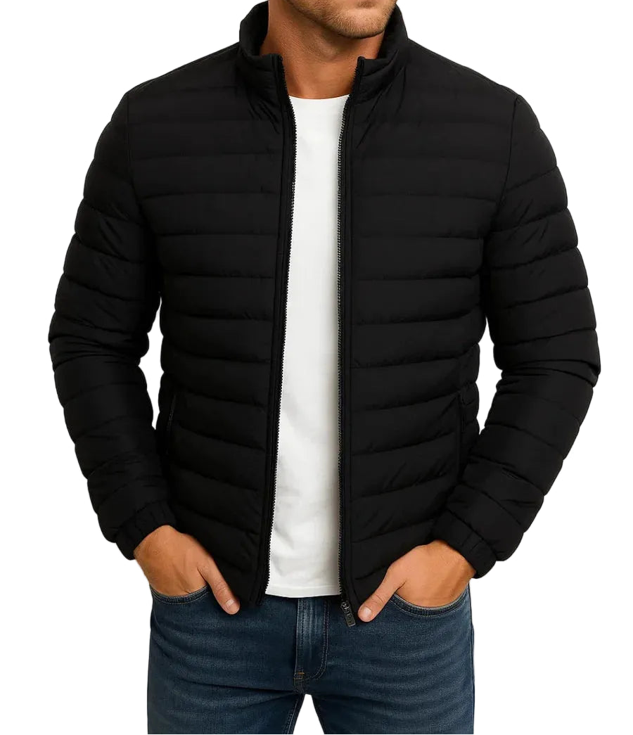 Stellan | Puffer Jacket with High Collar and Zipper