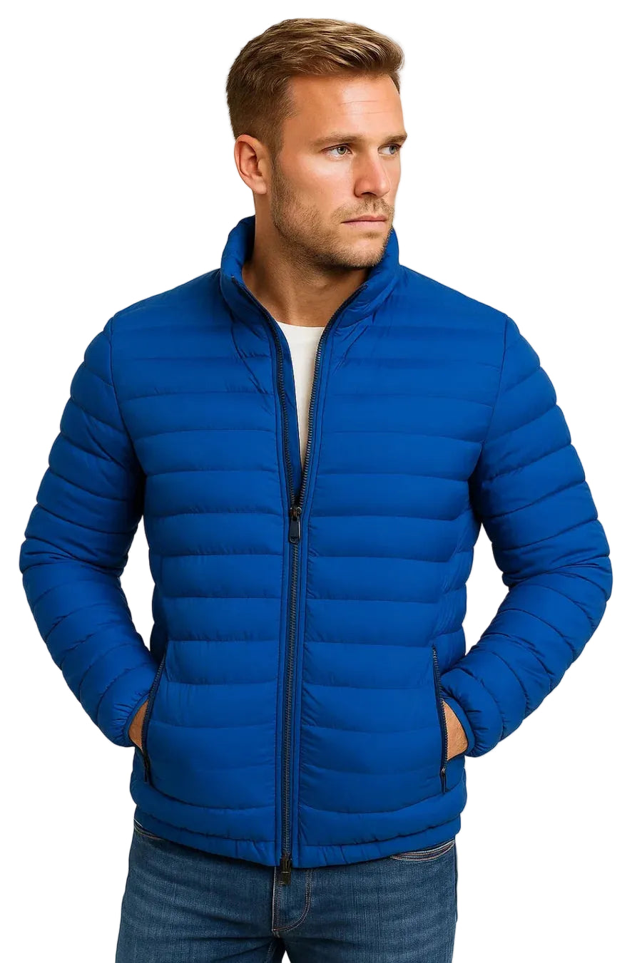 Stellan | Puffer Jacket with High Collar and Zipper