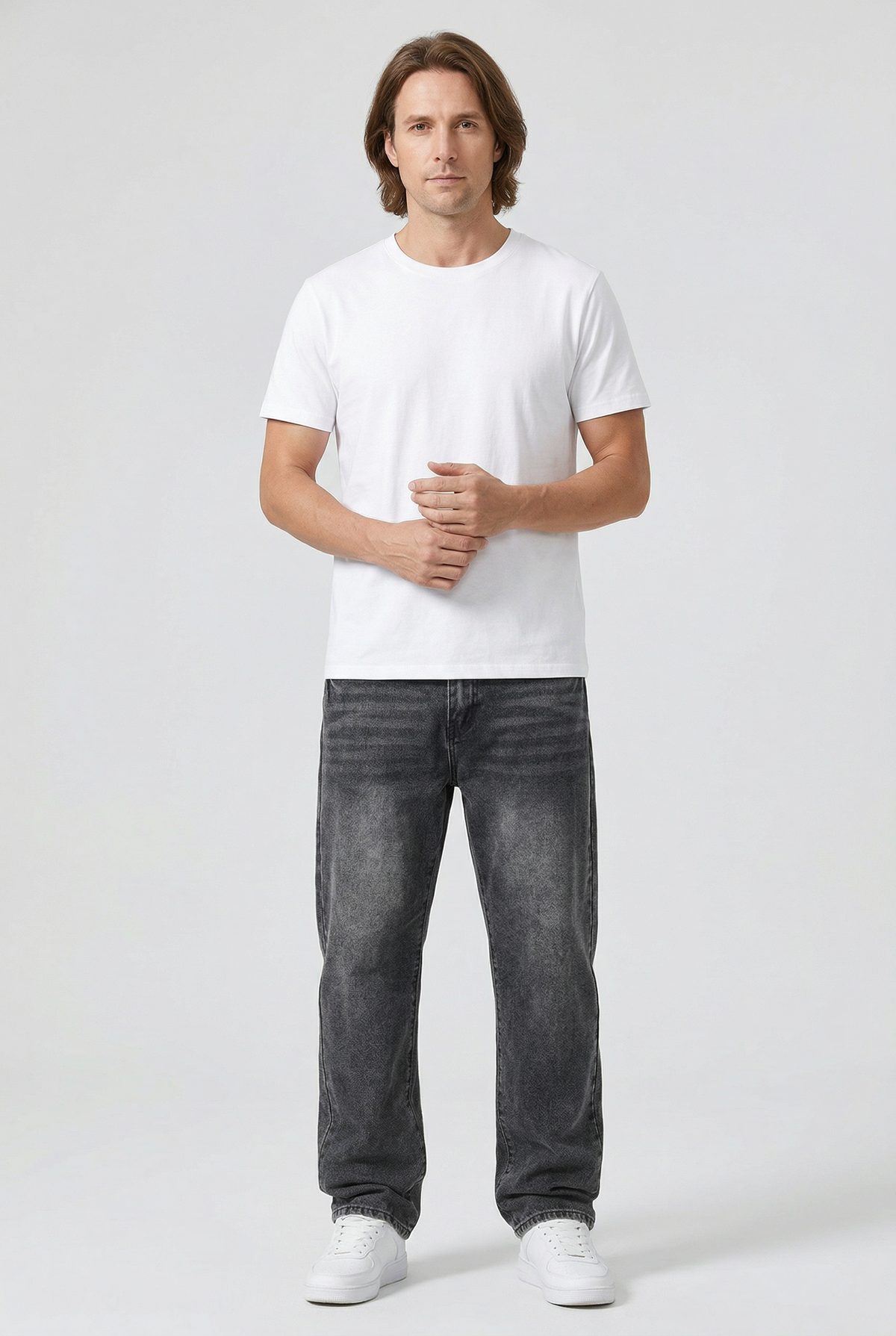 Bullock | Jeans With Relaxed Straight Leg and Fading