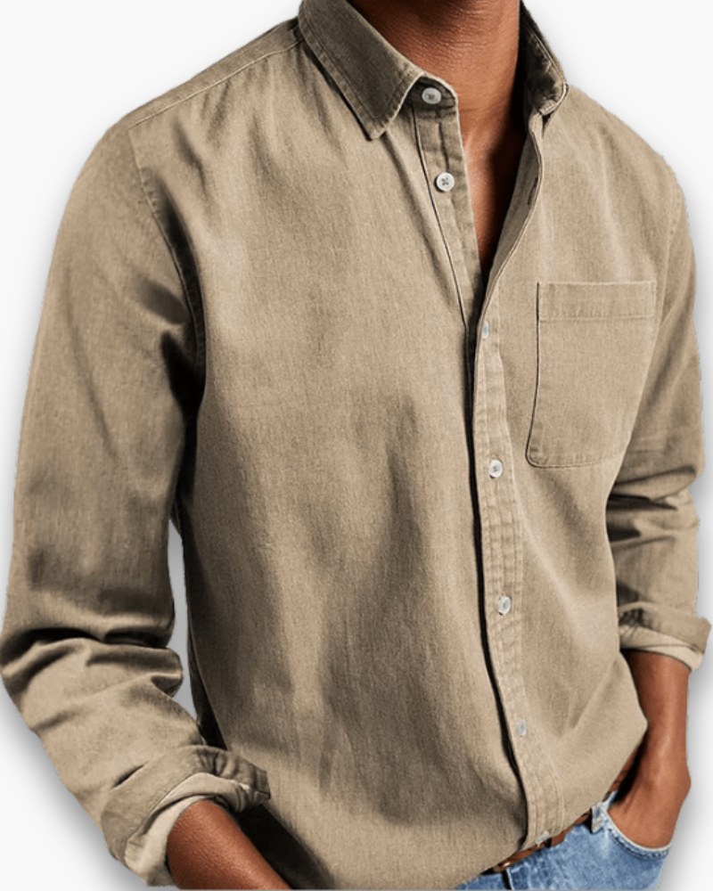 Darian | Classic Button-Up Shirt with Pocket