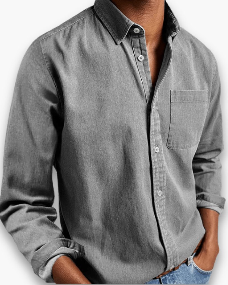 Darian | Classic Button-Up Shirt with Pocket