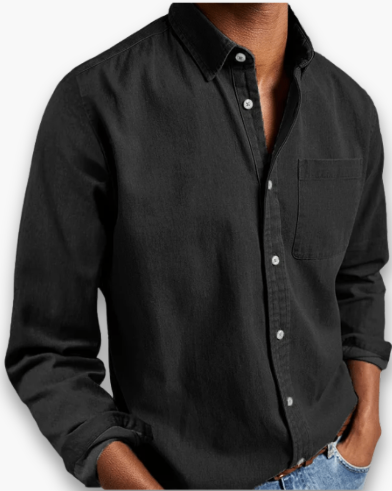 Darian | Classic Button-Up Shirt with Pocket