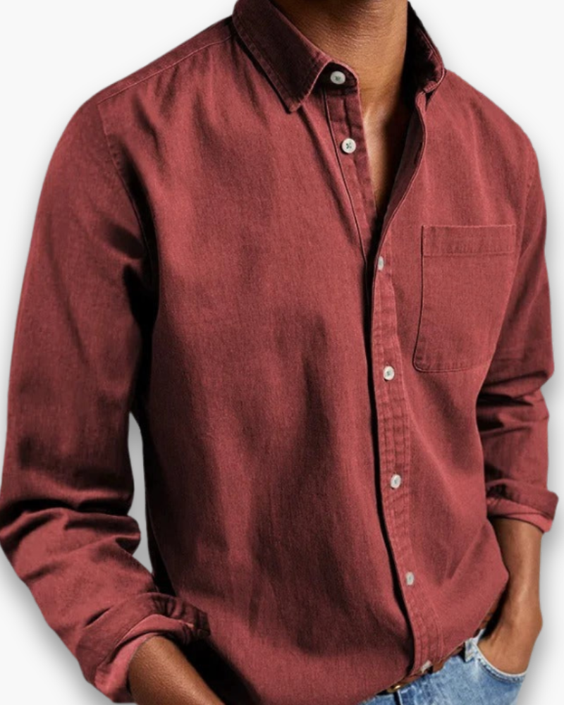 Darian | Classic Button-Up Shirt with Pocket