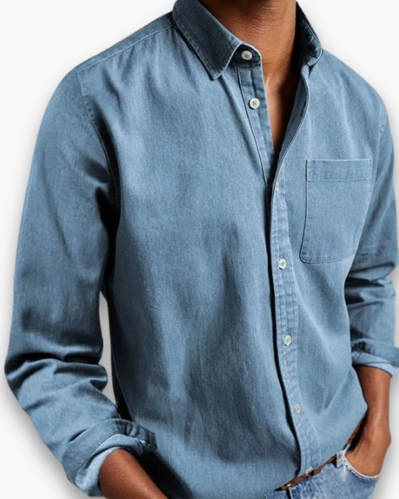 Darian | Classic Button-Up Shirt with Pocket