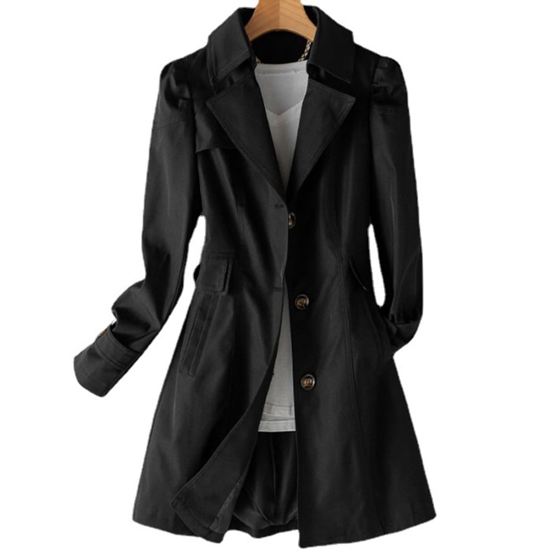 Danny | Trench Coat With Lapels and Buttoned Cuffs
