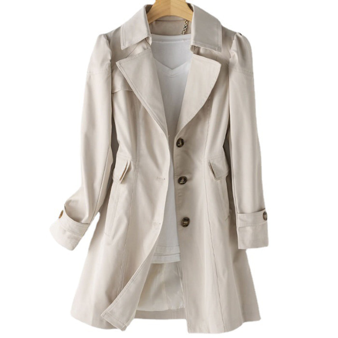 Danny | Trench Coat With Lapels and Buttoned Cuffs