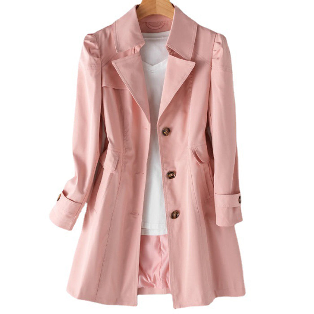 Danny | Trench Coat With Lapels and Buttoned Cuffs