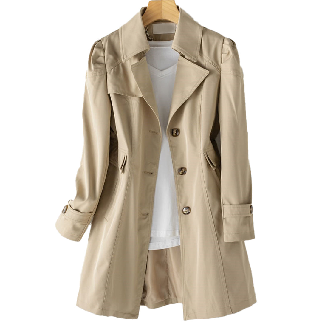 Danny | Trench Coat With Lapels and Buttoned Cuffs