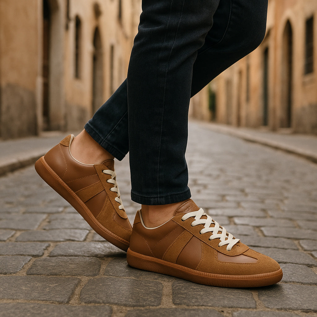Andrzej | Sneakers Black Low Top Lace Up