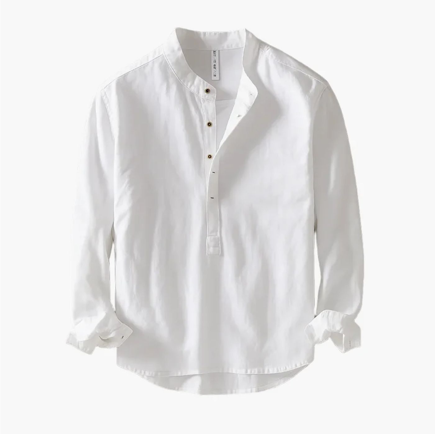 Fintan | Long Sleeve Henley Summer Shirt