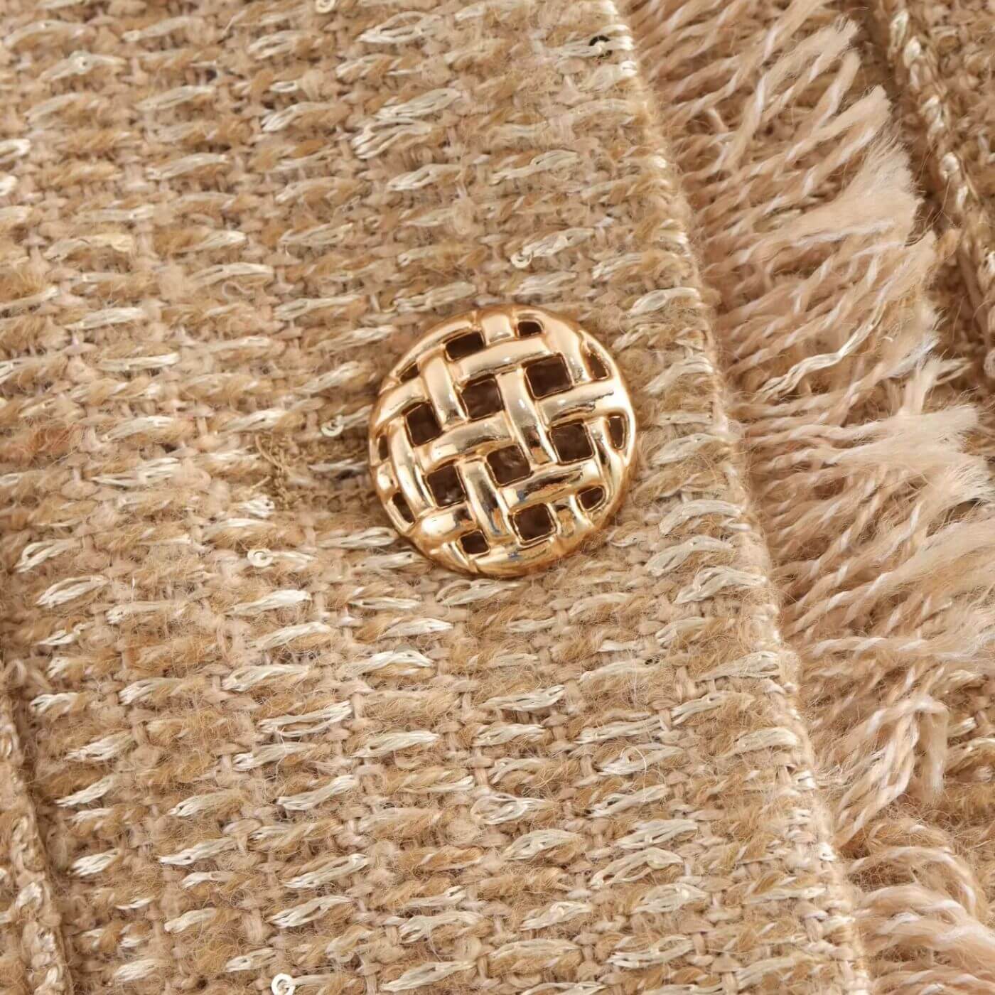Graciana | Textured Button Front Jacket