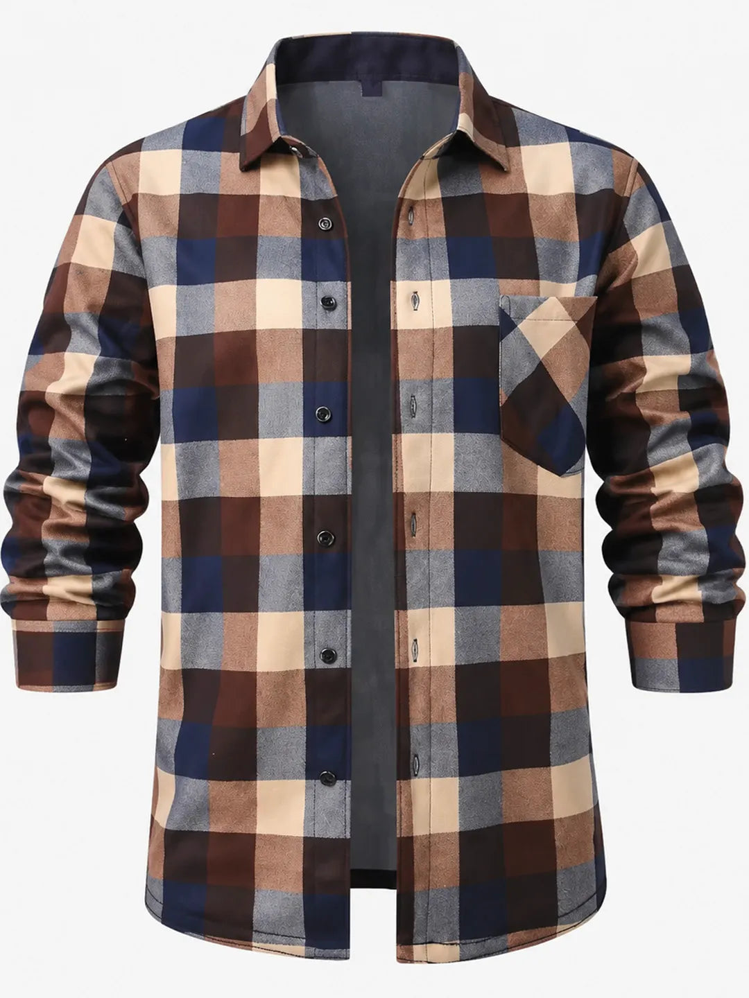 Webber | Shirt with Long Sleeves and Plaid Pattern