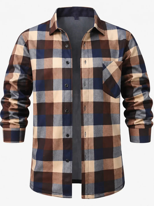 Webber | Shirt with Long Sleeves and Plaid Pattern