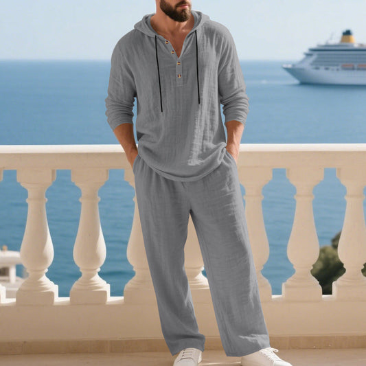 Maoray | Hooded Long Sleeve Pant Set
