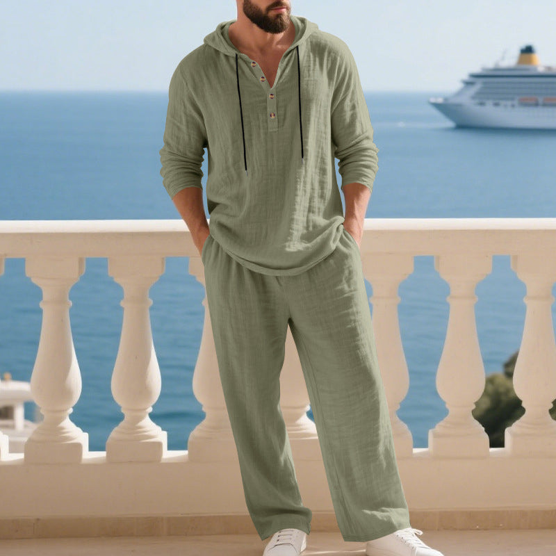 Maoray | Hooded Long Sleeve Pant Set