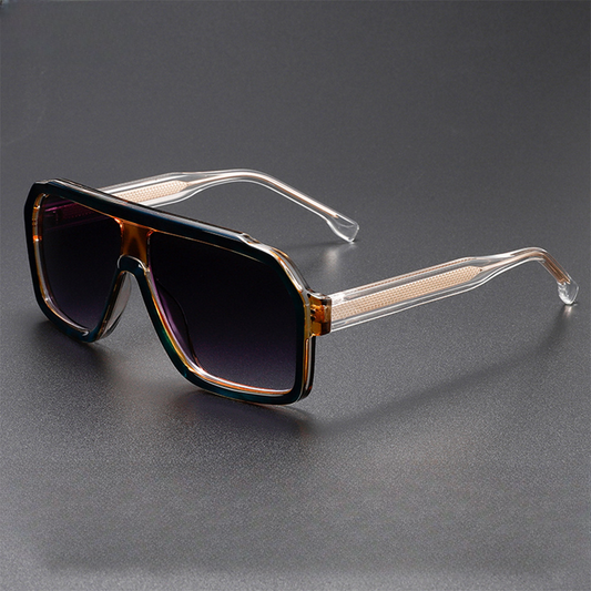 NeoShade -  Oversized Square Gradient Lens Sunglasses